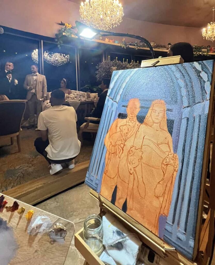 Pintura en vivo Bodas