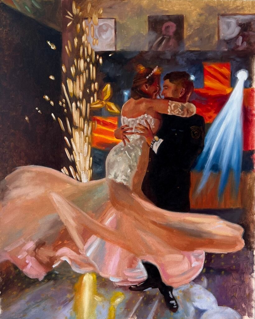 Wedding Painting- Nata Coneja
