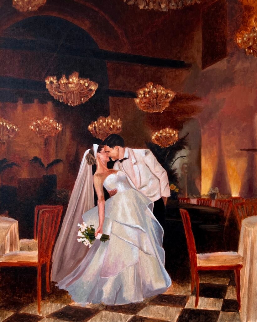 Wedding Painting- Nata Coneja