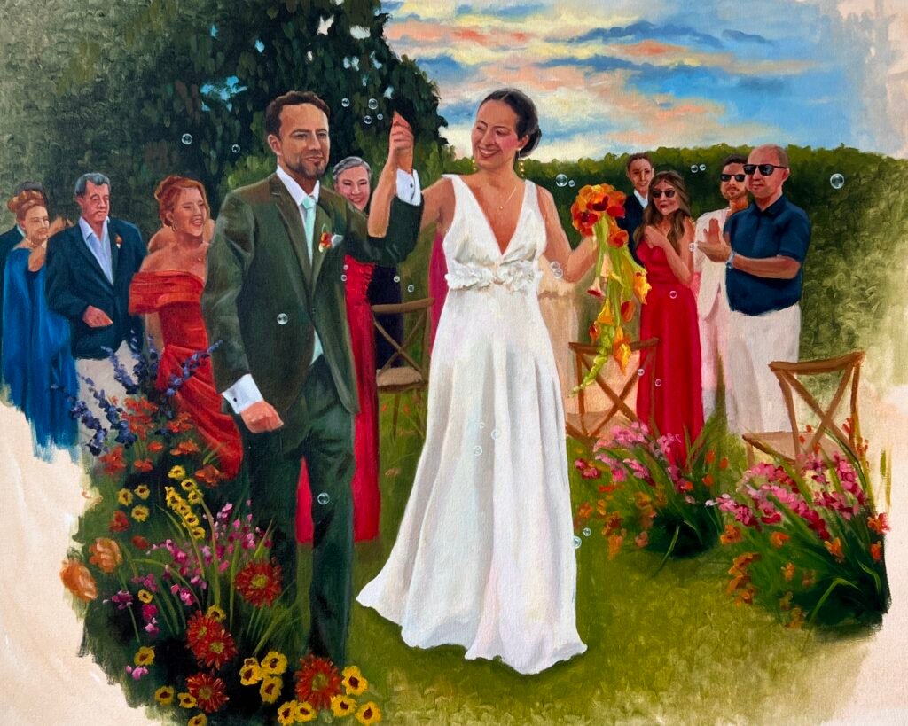Wedding Painting- Nata Coneja