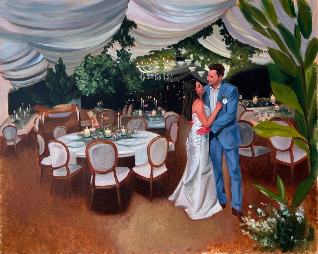 Wedding Painting- Nata Coneja