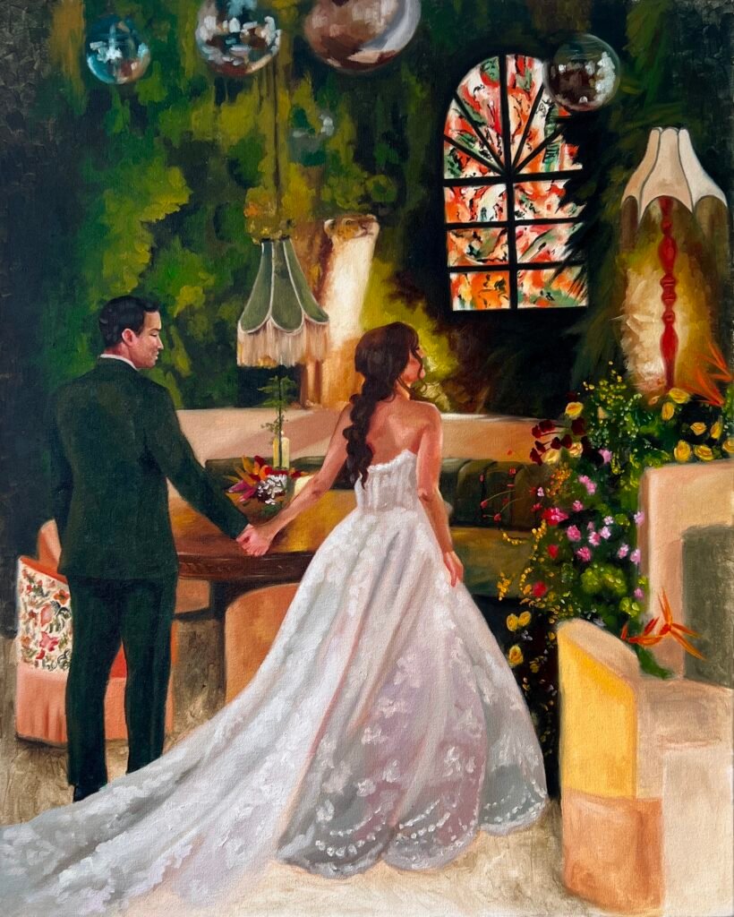 Wedding Painting- Nata Coneja
