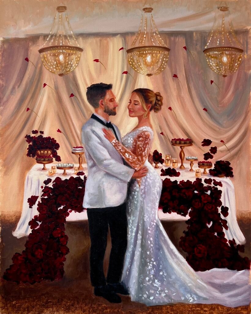 Wedding Painting- Nata Coneja